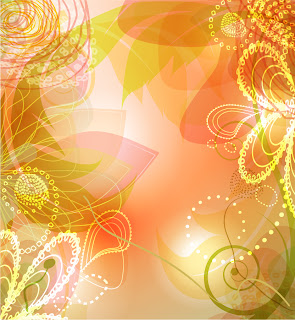 動きのある流線で描いた花弁の背景 dynamic flow line the petal patterns vector イラスト素材