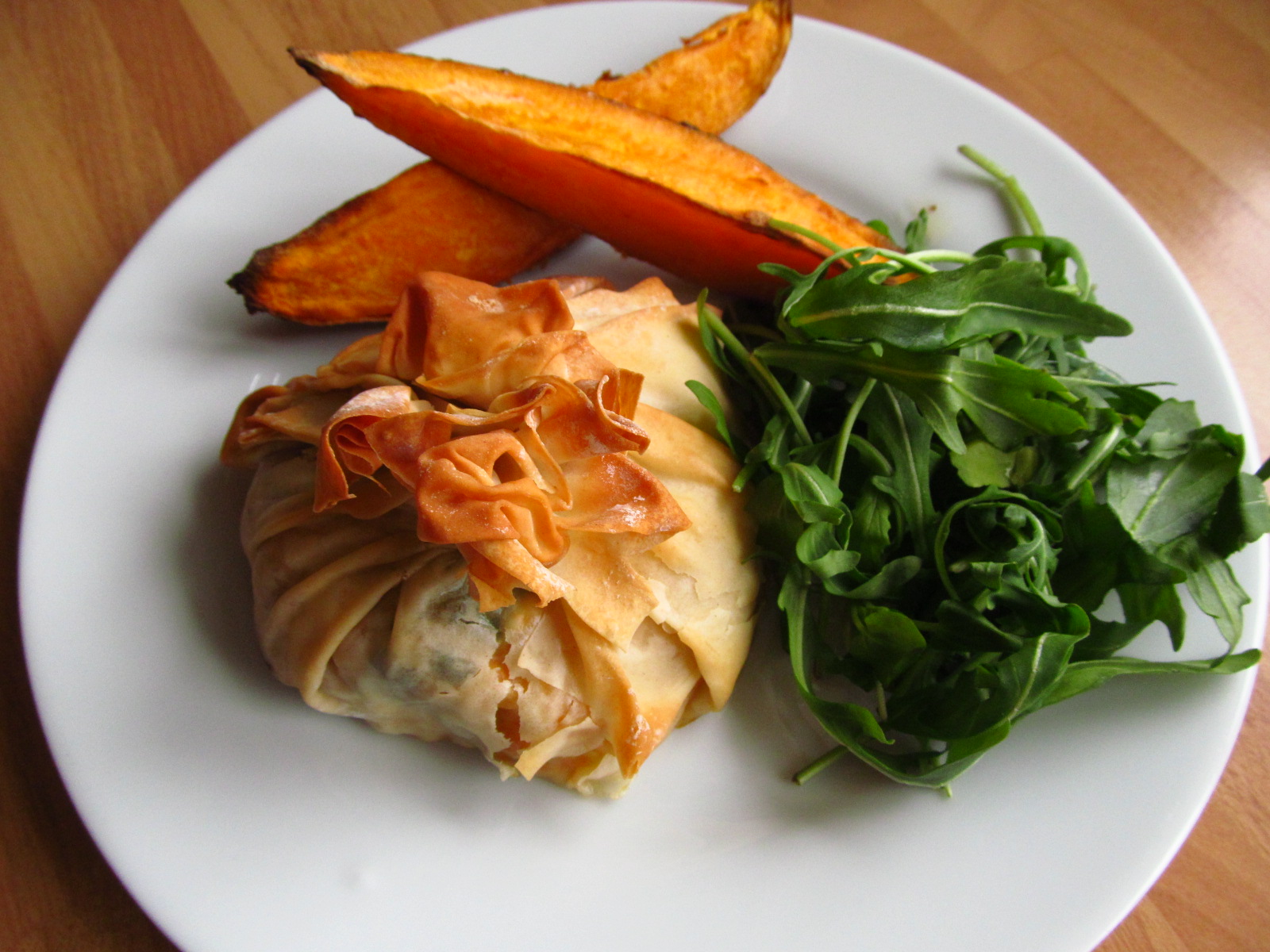 Good Food, Shared Butternut Squash & Feta Filo Parcels