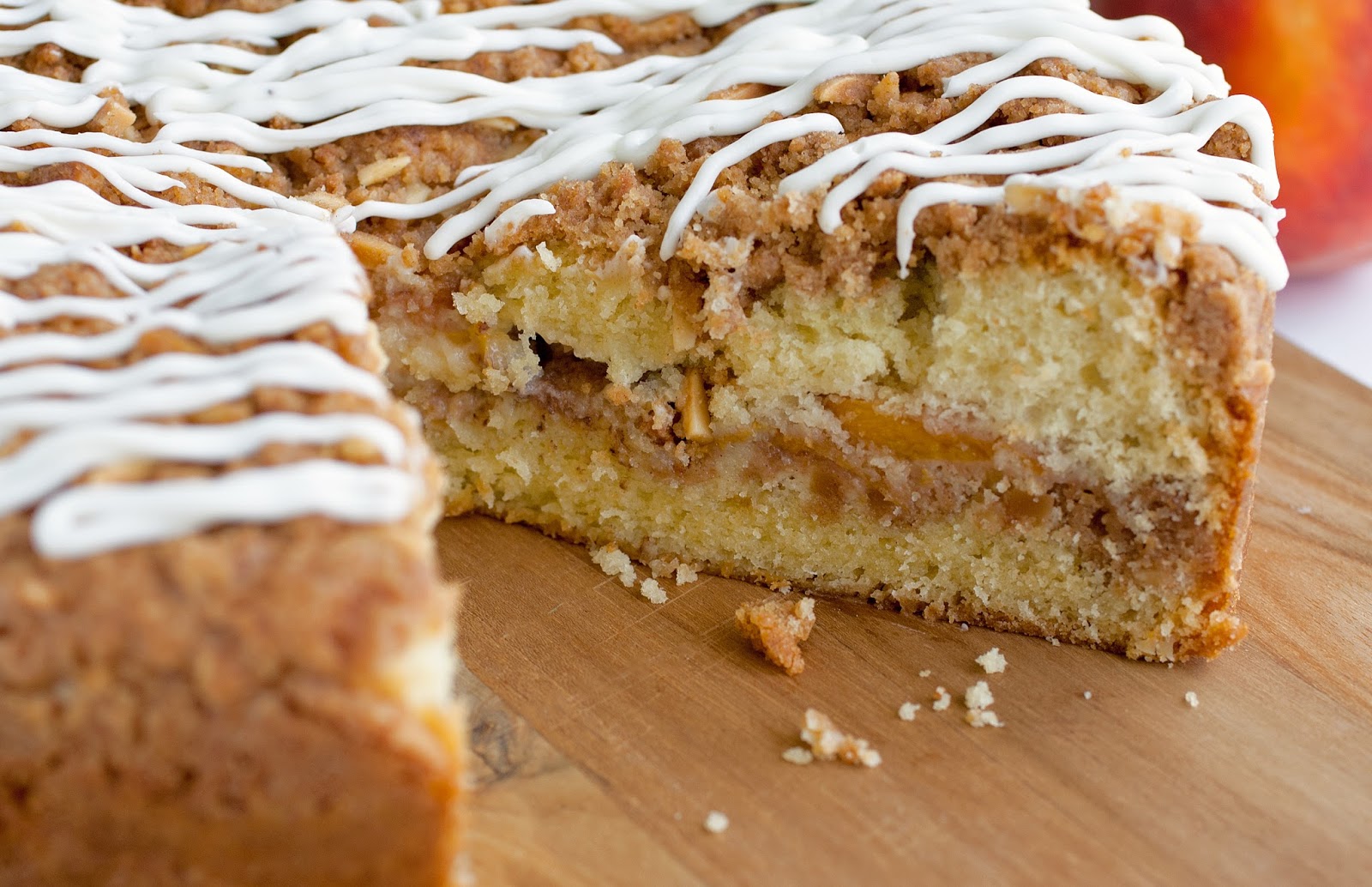 Tish Boyle Sweet Dreams Buttermilk Peach Coffee Cake