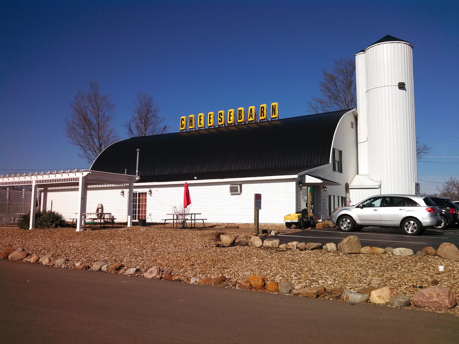 The building may look small, but it's stuffed to the gills with food