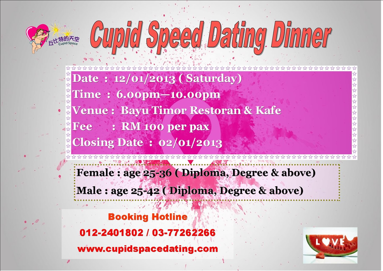 Cupid speed dating malaysia-in-Galatea
