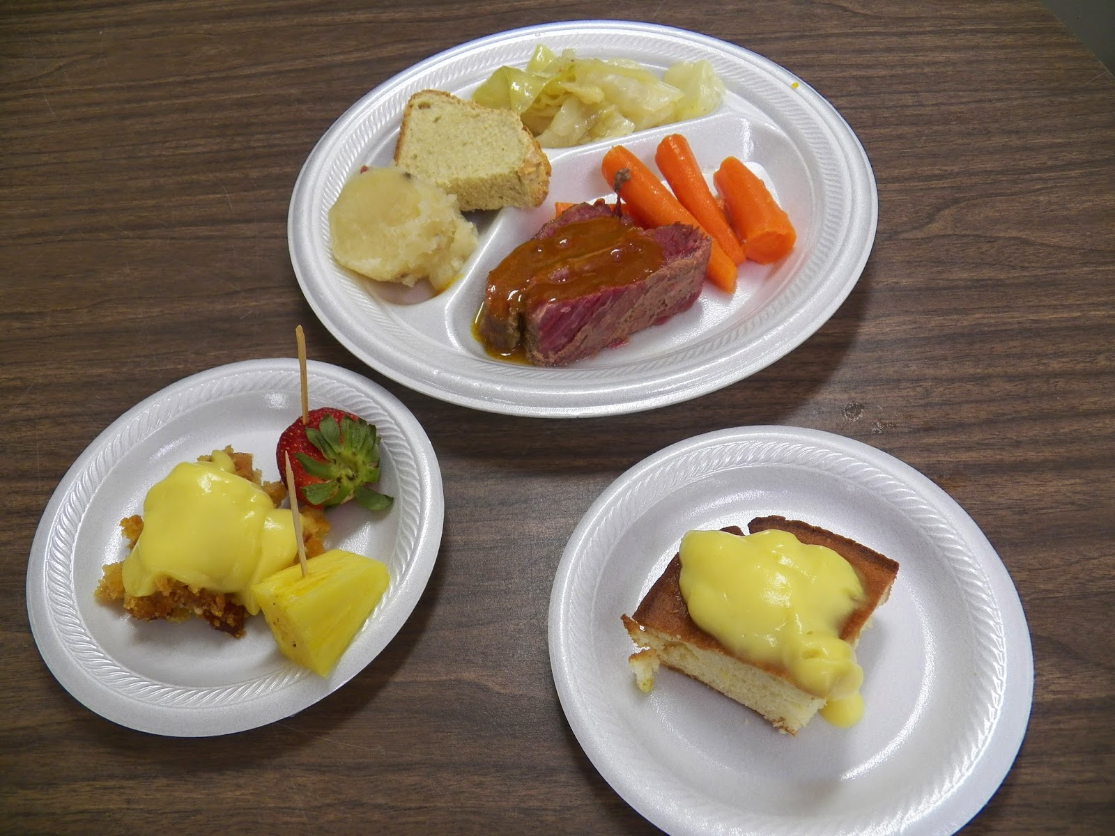 Corned Beef for Senior Lunch Sid's Sea Palm Cooking
