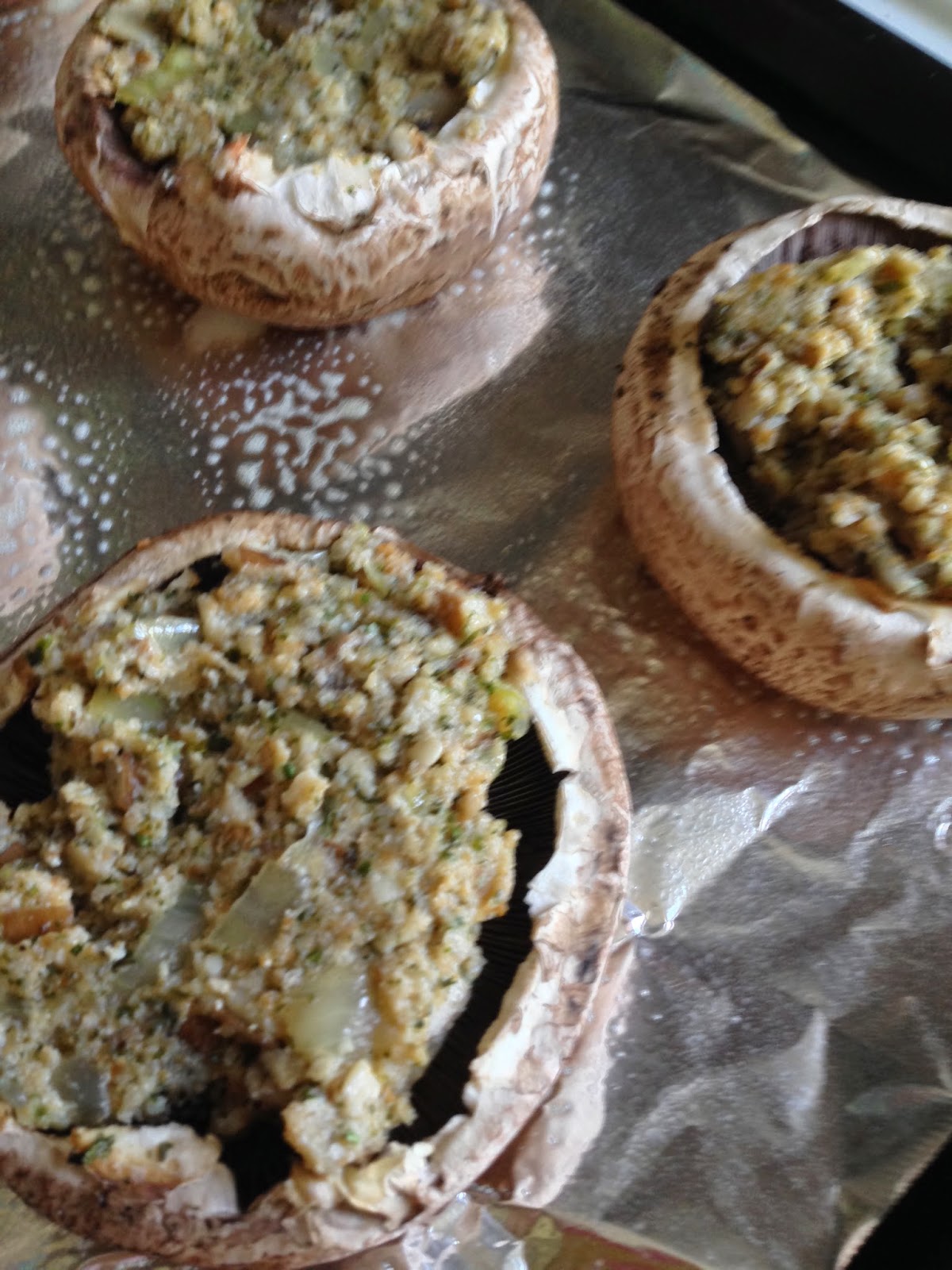Kinda Real Gluten Free Food GlutenFree Stuffed Mushrooms