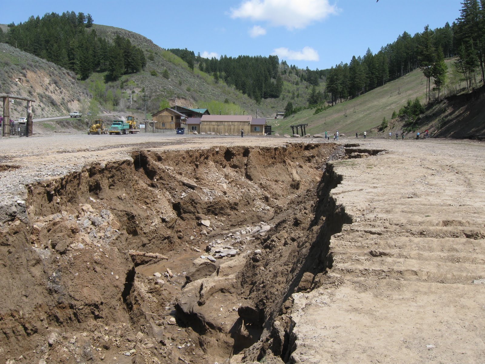 From the Shadow of the Tetons Kelly Canyon Ski Resort snow runoff