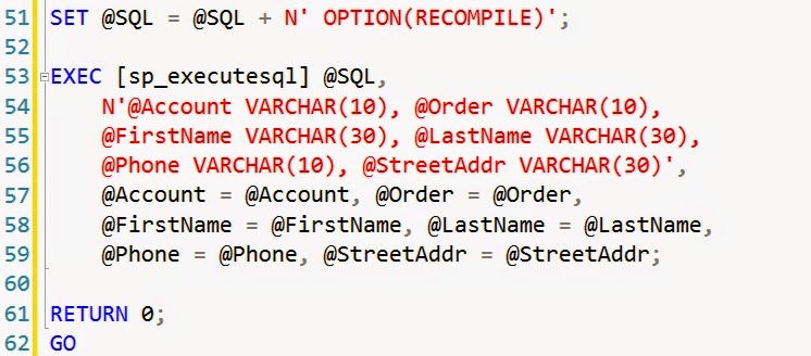 stored procedure recompile stored procedure recompile