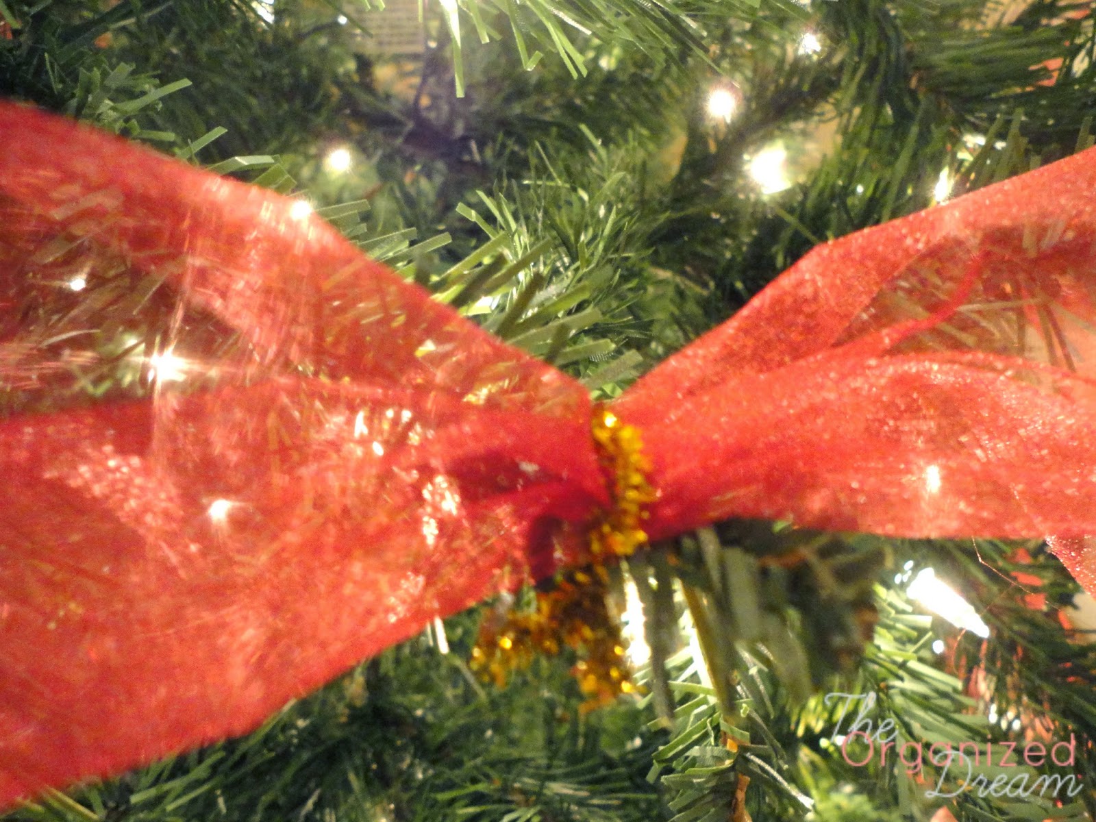 if you prefer to not have the end of the ribbon stop in the front i suggest spinning the tree so its in the back - Christmas Tree Mesh Ribbon if you prefer to not have the end of the ribbon stop in the front i suggest spinning the tree so its in the back - Christmas Tree Mesh Ribbon