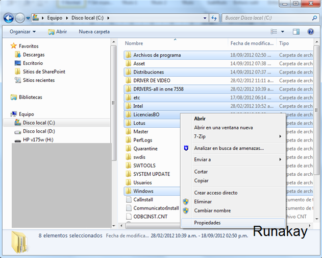 Runakay Fastest Way to Know the Size of Files or Folders