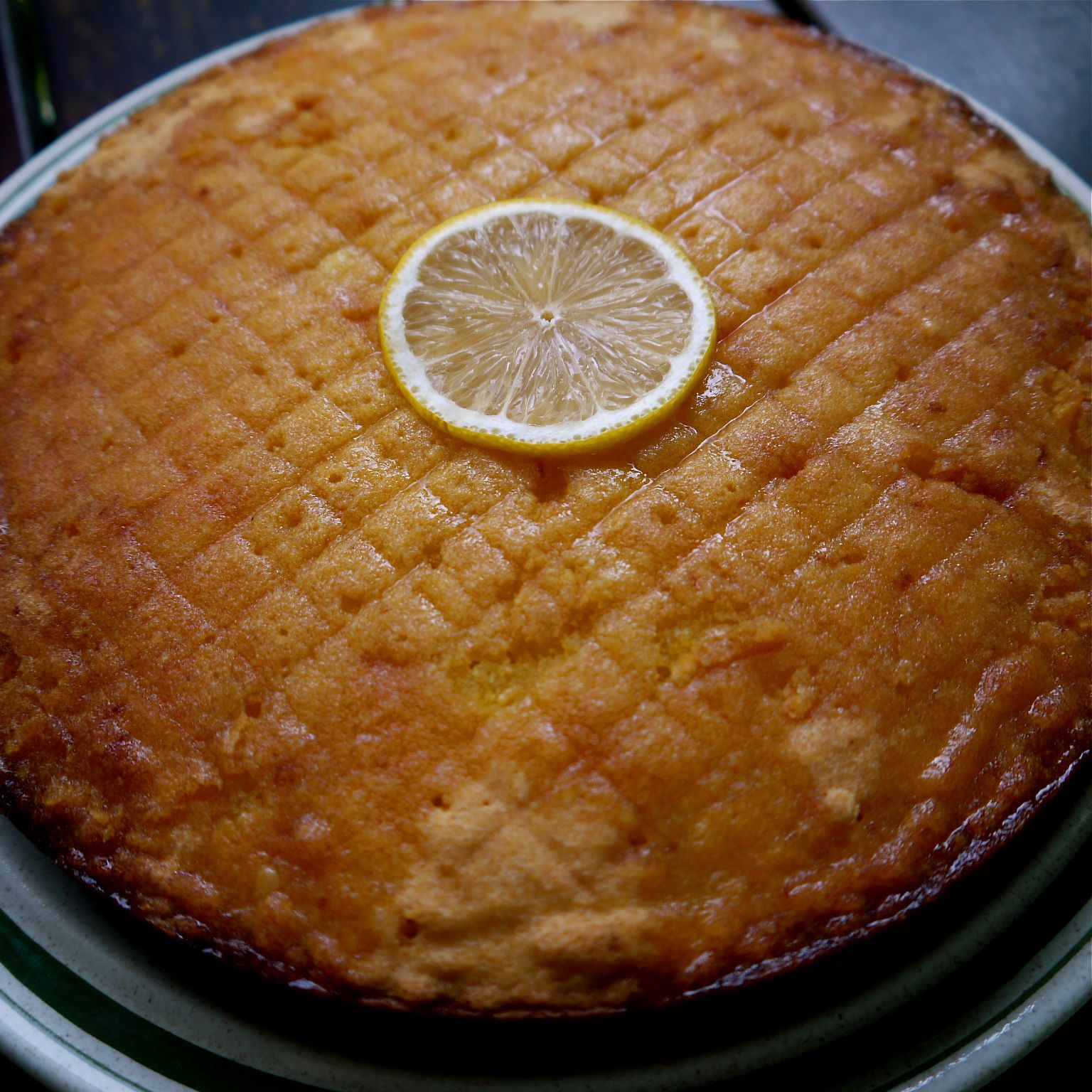just keep stirrin' Lemon Almond & Polenta Cake