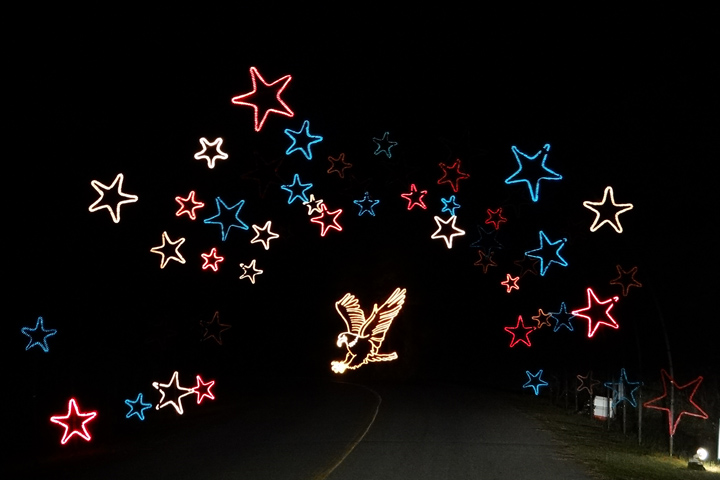 James Island County Park Light Show James Island County Park Light Show