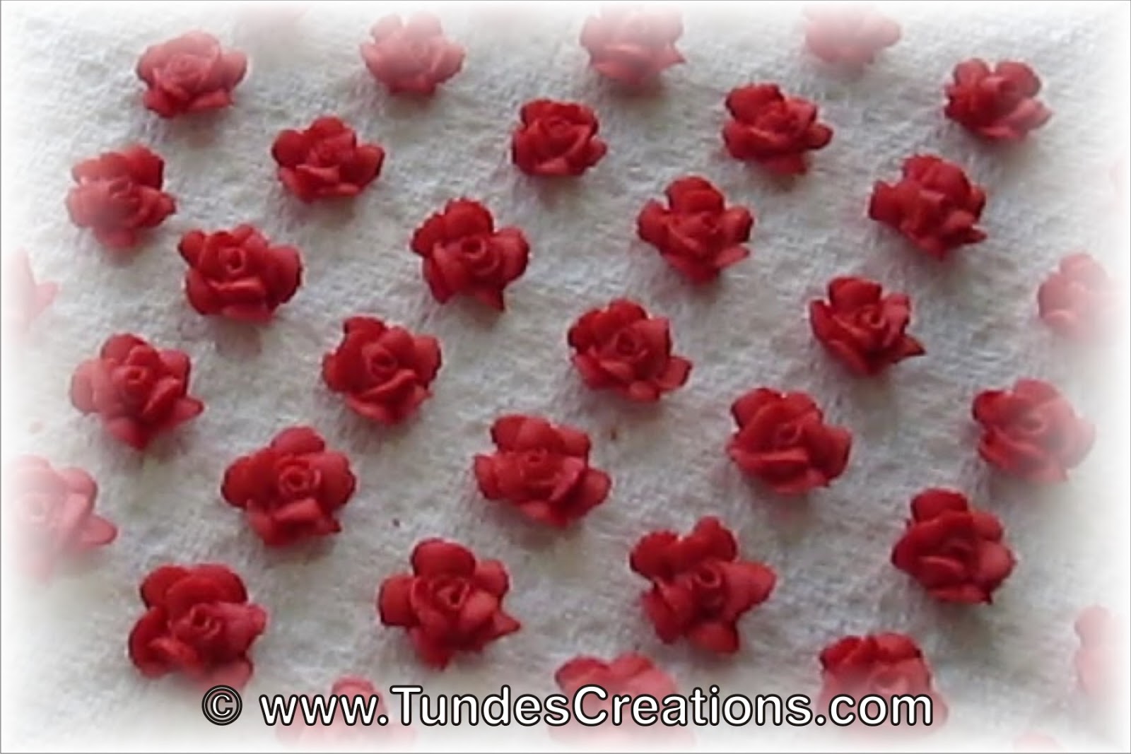 The Gingerbread Artist Toothpick roses made easy