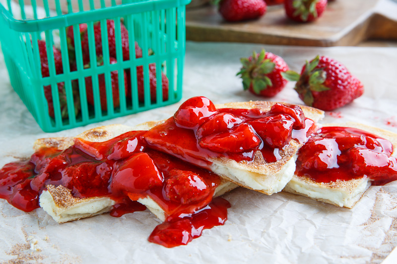 strawberry cheesecakeadillas