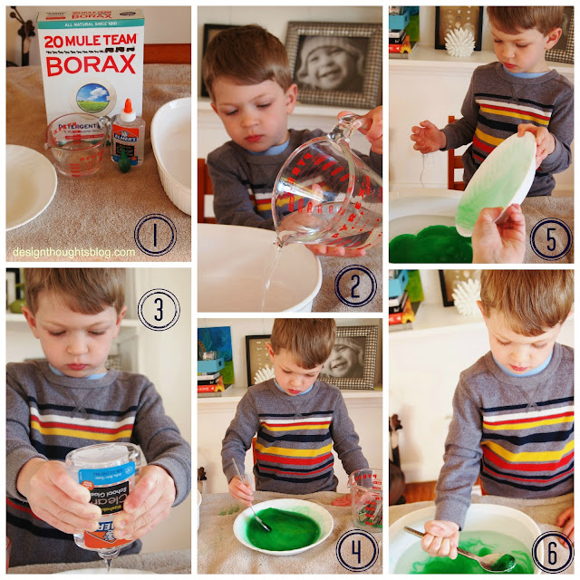 DIY SLIME! designthoughtsblog.com