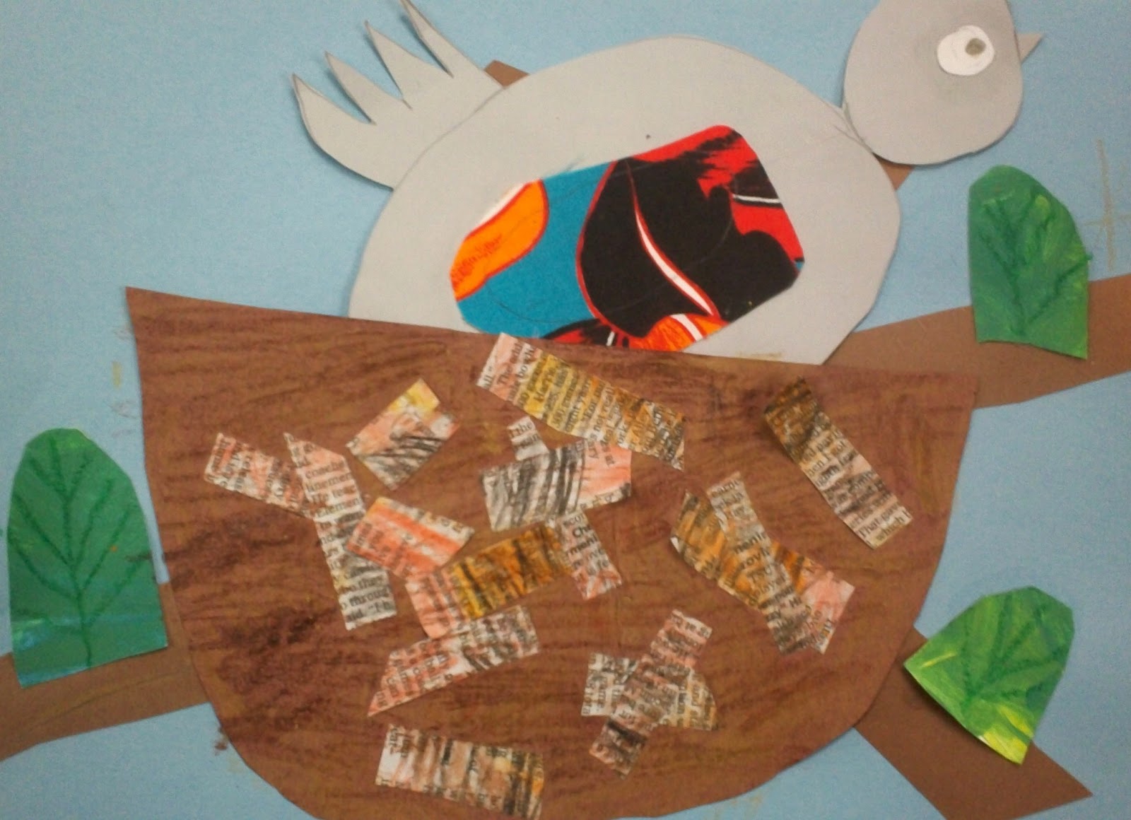 Art With Mr. E Mixed Media Bird Nests 1st Grade