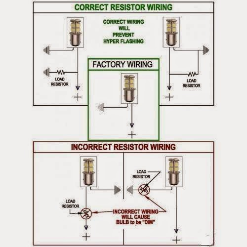 Load Resistor - Correct and Incorrect Resistor Wiring ~ Electrical