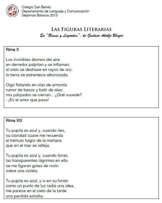 Figuras Literarias Poema Balada Gabriela Mistral