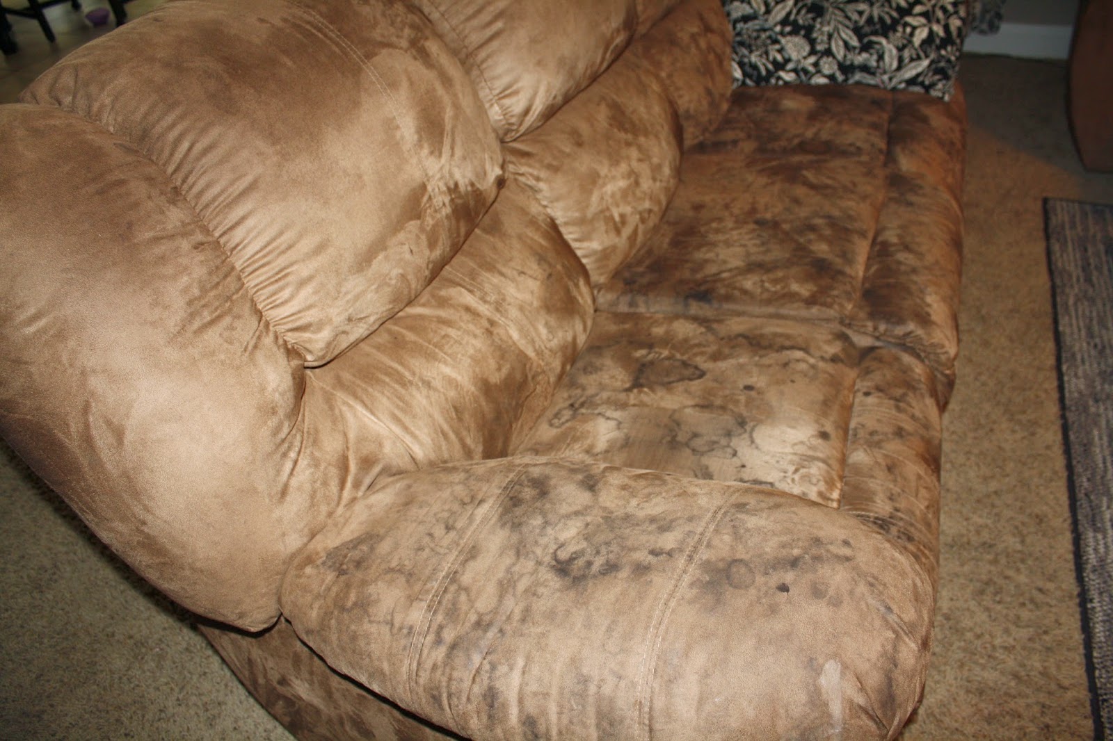 Tada's Kooky Kitchen How to Clean Microfiber Couches AND get the