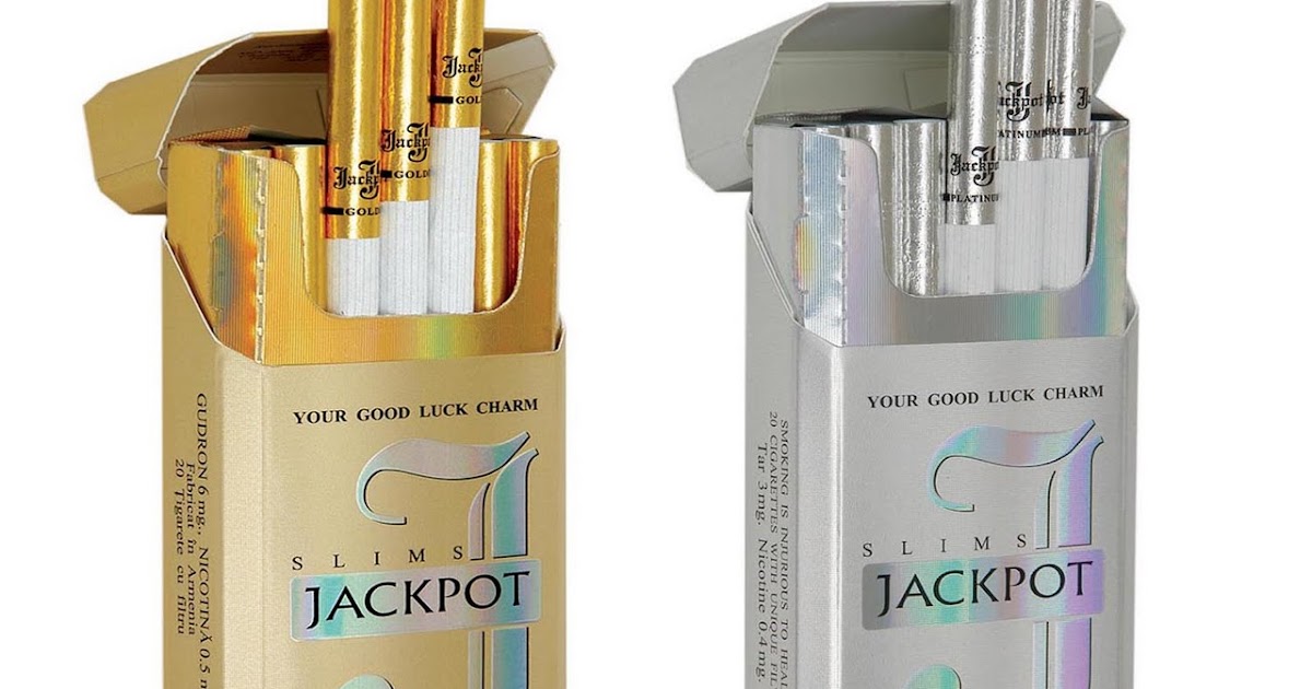 Tobacco Packets Jackpot Slim Cigarettes