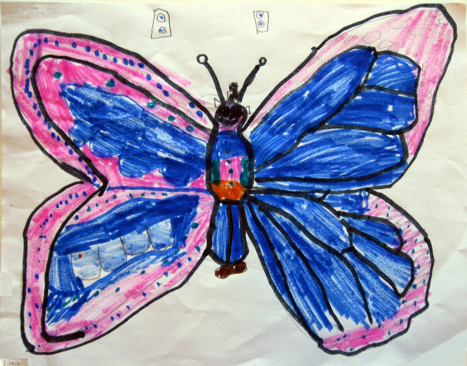 Art Class Ideas Butterfly Symmetry