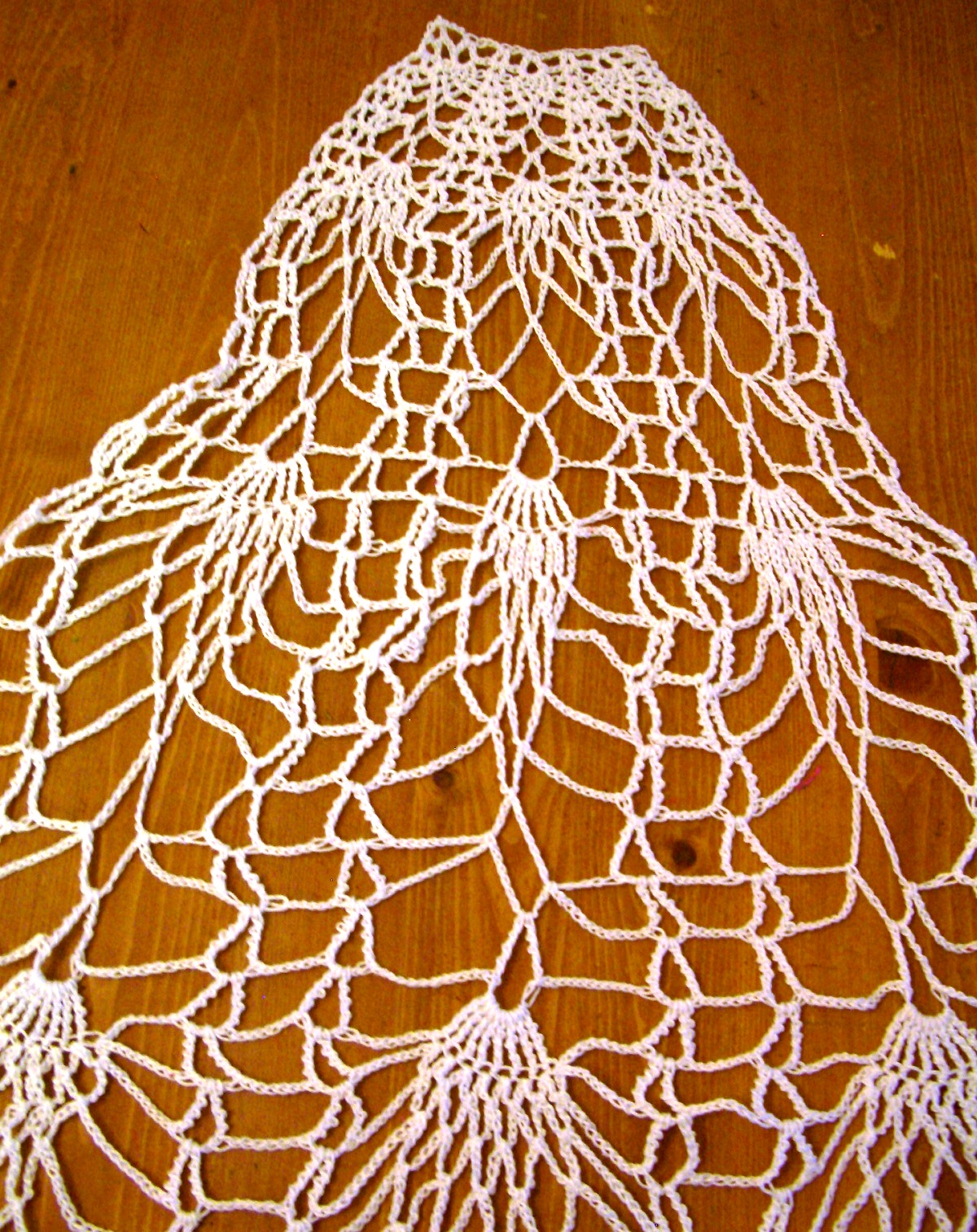 Crochet Parfait Pineapple Wedding Veil