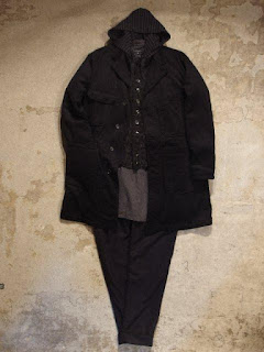 Engineered Garments & FWK by Engineered Garments "TF Jacket in Black Floral Jacquard" Fall/Winter 2015 SUNRISE MARKET