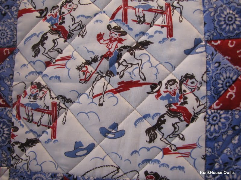 Quilting In The BunkHouse Baby Boy Western Quilt