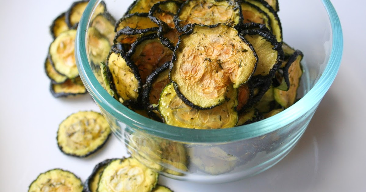The Healthy Happy Wife Zucchini Chips (Dairy, Gluten and Sugar Free)