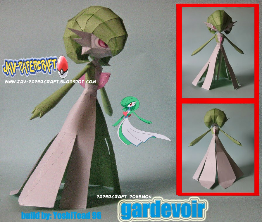 PaperPokés - Pokémon Papercraft: MEGA GARDEVOIR