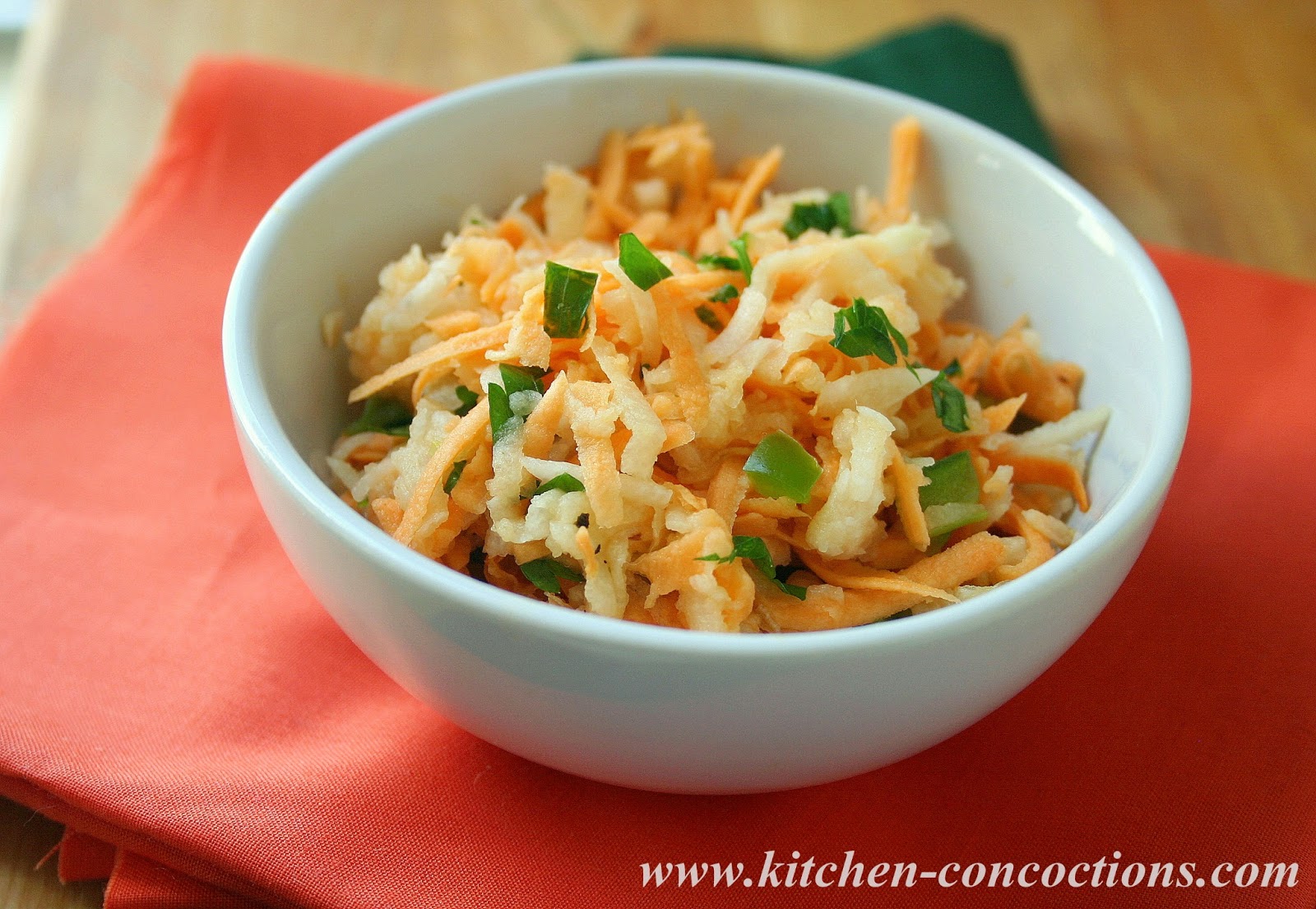 Sweet Potato and Jicama Slaw Kitchen Concoctions