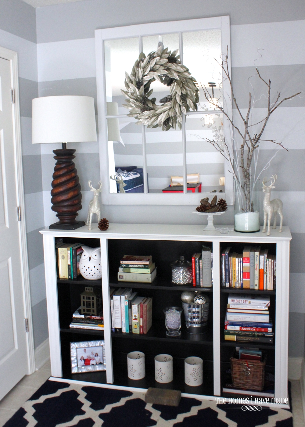 TwoToned Bookcase (from a dining room hutch!) The Homes I Have Made