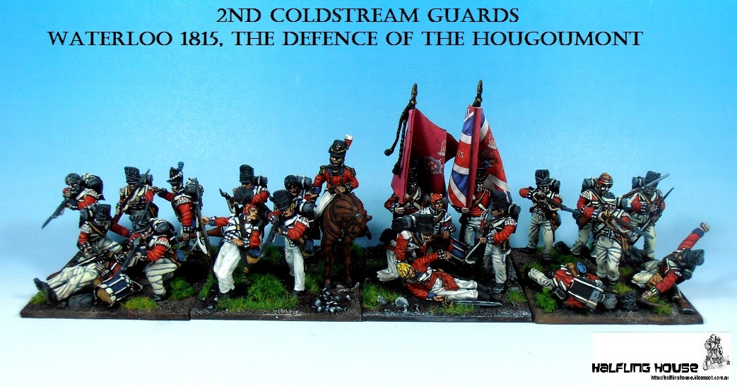 Halfling House 2nd Coldstream Guards, Waterloo 1815, The Defence of