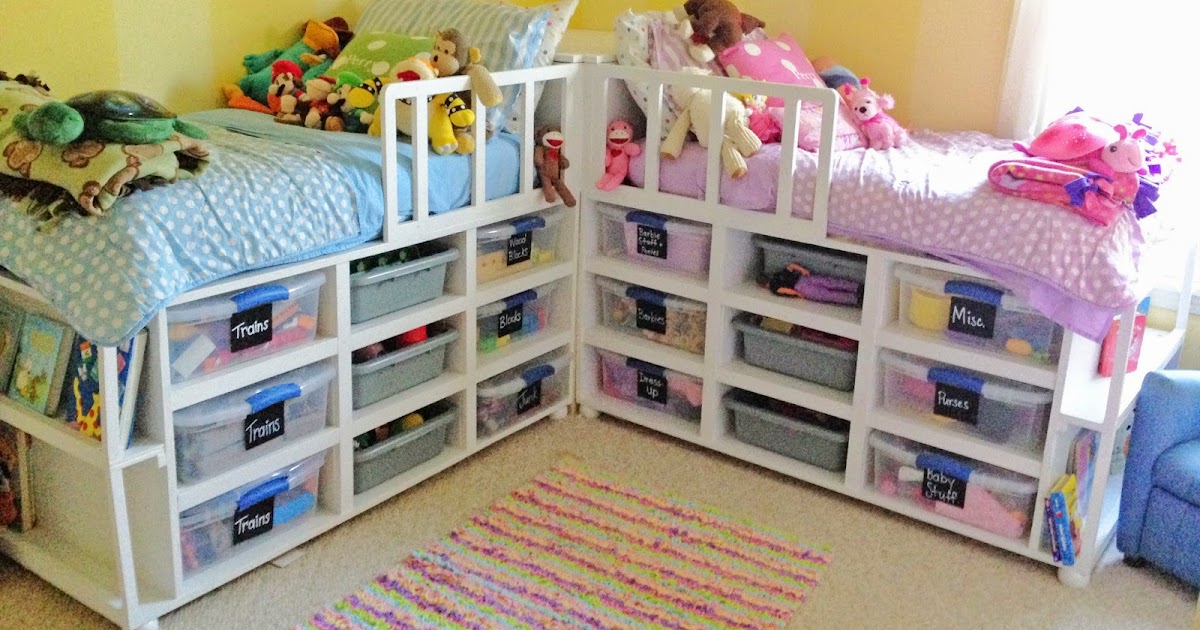 From A to Being DIY Toddler Storage Beds
