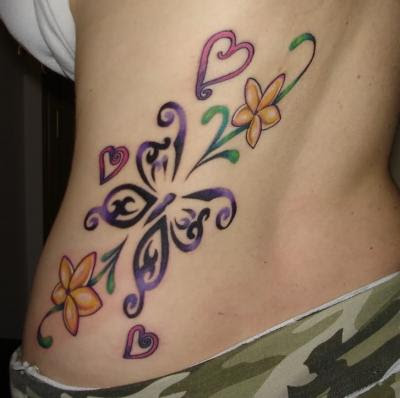 Butterfly tattoo designs are some of the most popular symbols selected by 