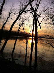 Sunset on the Ohio River