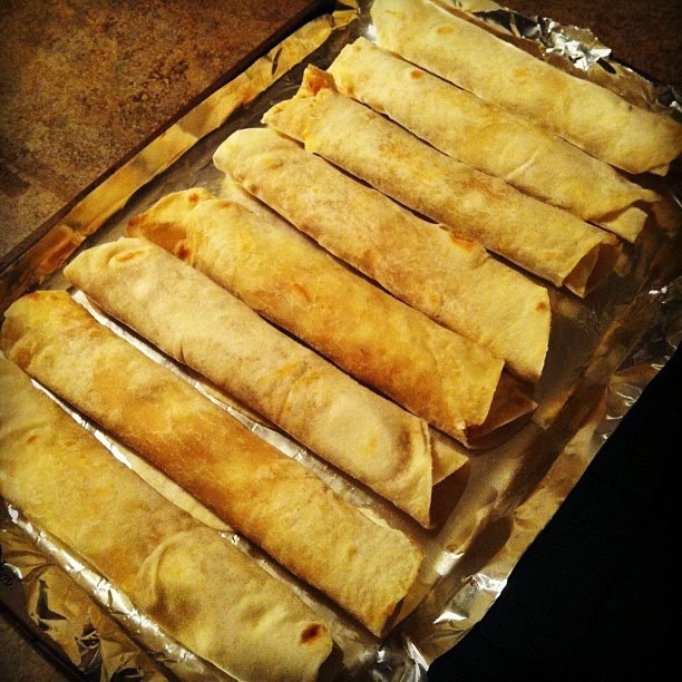 3 mommies Taquitos (With madefromscratch flour tortillas)!