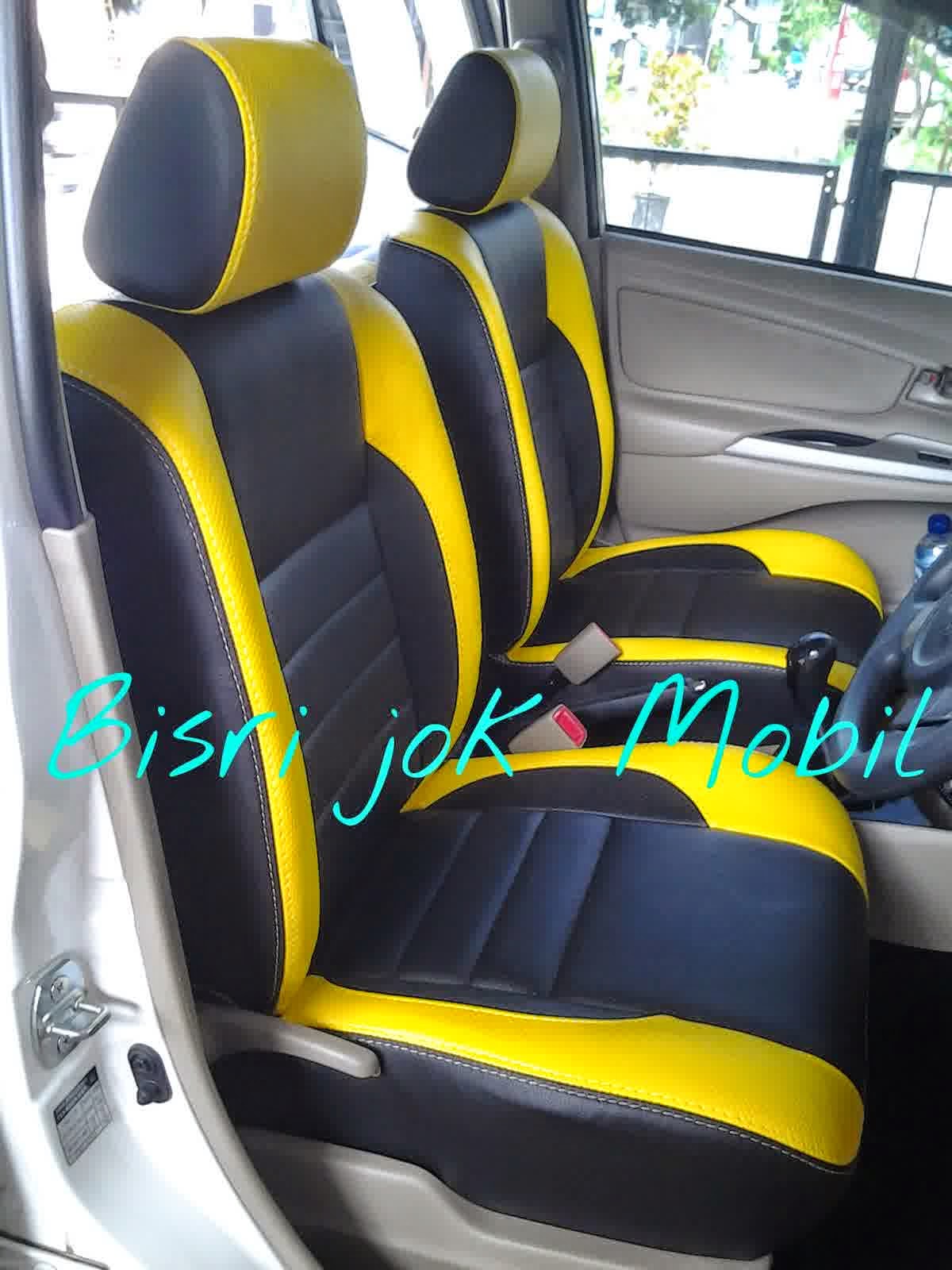 Jok Mobil Avanza Kuning Hitam JOK MOBIL BISRI