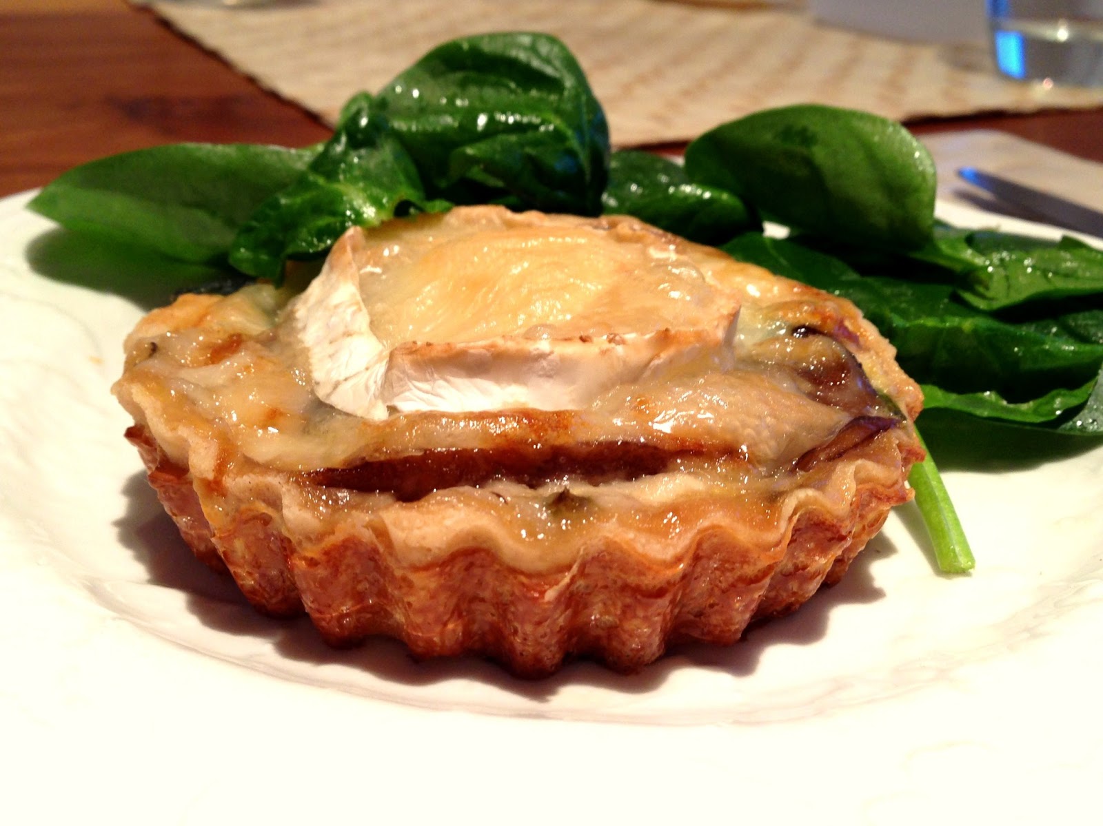 the Best Recipes Mushroom, Spinach & Chutney Tart