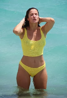 Stephanie Seymour Yellow Bikini Saint Barthelemy