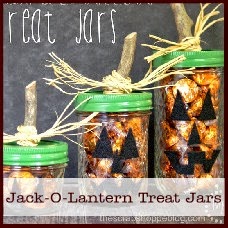 jack-o-lantern treat jars