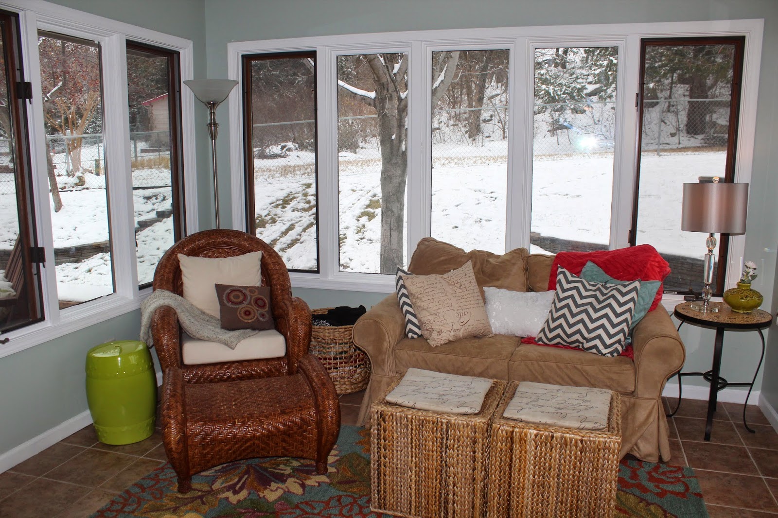 sunroom windows window whimsical rooftops shouting valance done september
