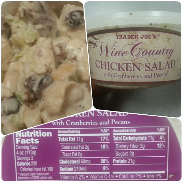 Shannon's Lightening the Load Trader Joe's Wine Country Chicken Salad