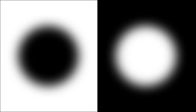 Lenguaje Visual: Visión de puntos blancos sobre fondo negro