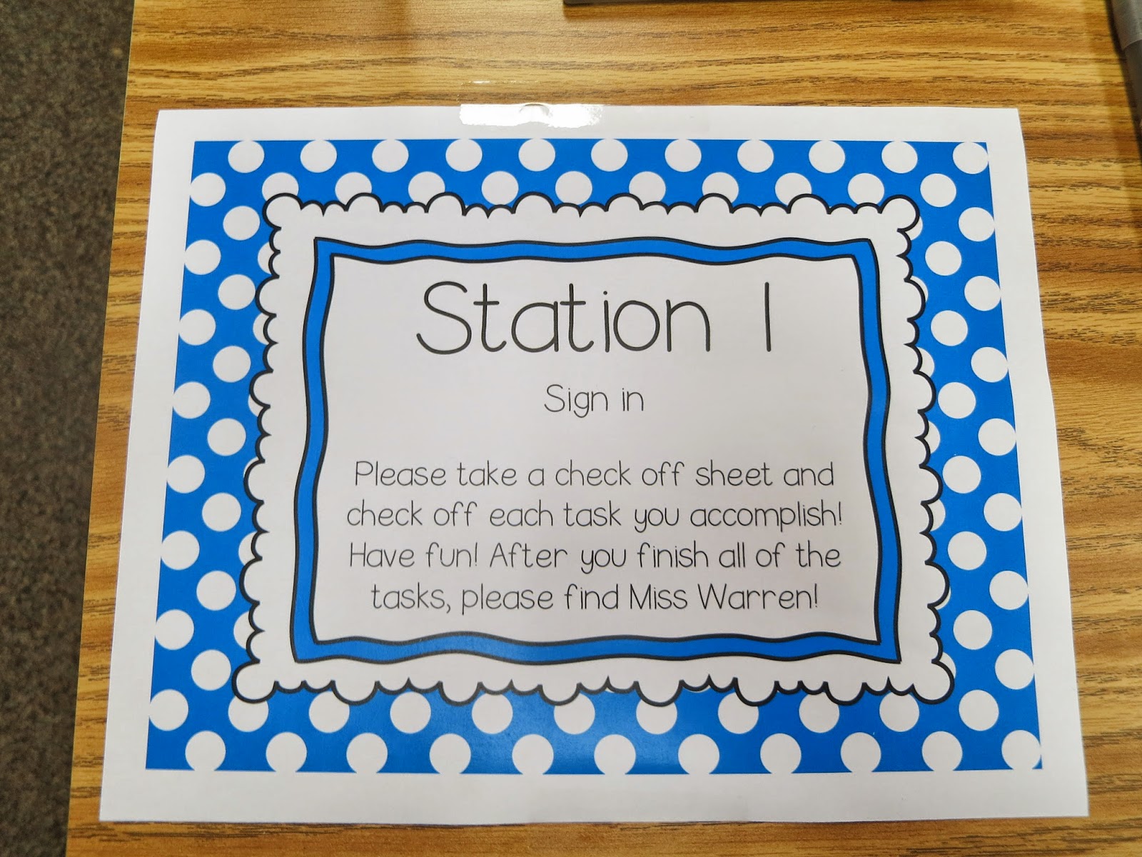 Open House Stations The Elementary Darling