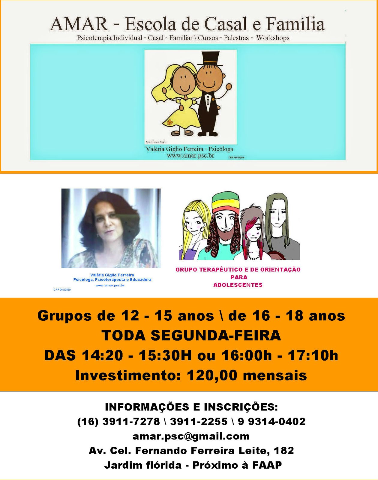 GRUPO TERAPÊUTICO PARA ADOLESCENTES