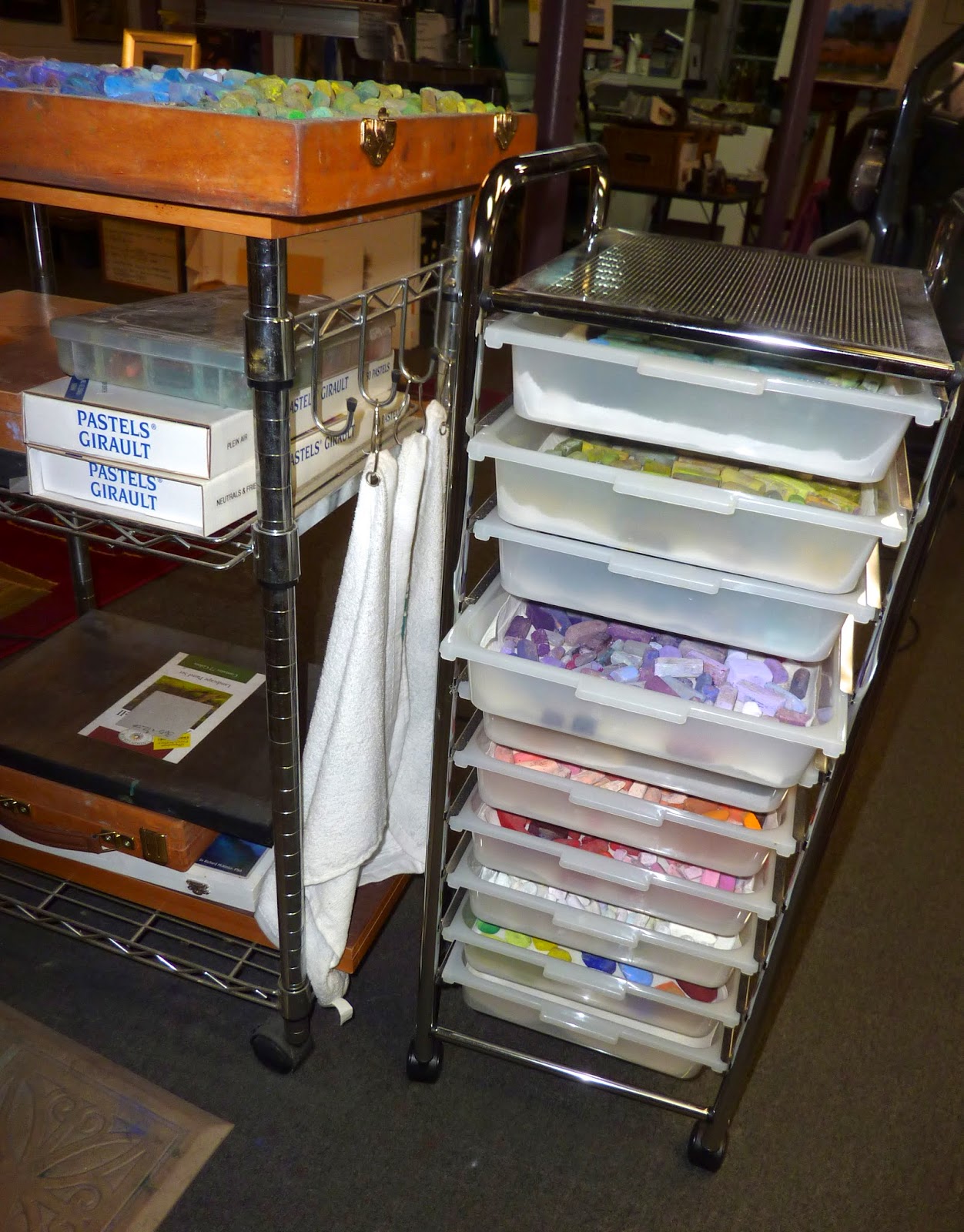 Painting My World An Idea for Pastel Storage