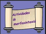 MORFOSINTAXIS