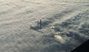 Fog covering the City of Perth's skyline today. (perth fog th april )