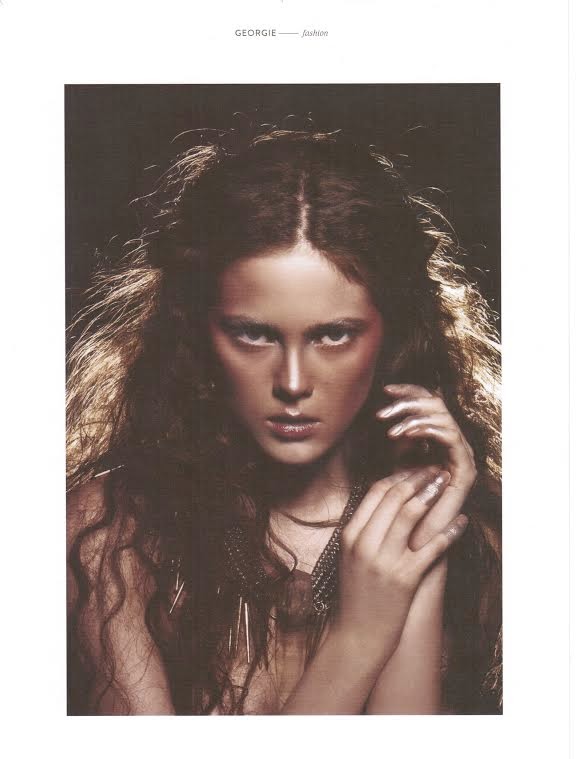 mode models blog: Kendall Shea in Georgie Magazine by Tina Chang!
