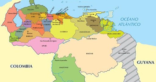 En La Escuela Publica Mapa De Venezuela Con Todos Los Estados Y Sus Capitales
