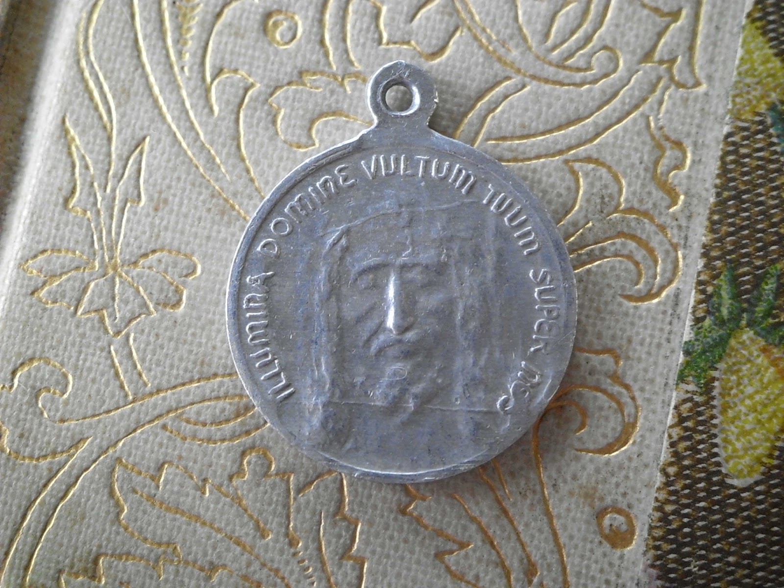 Vintage Religious Medals Vintage Religious Aluminum The Medal of the