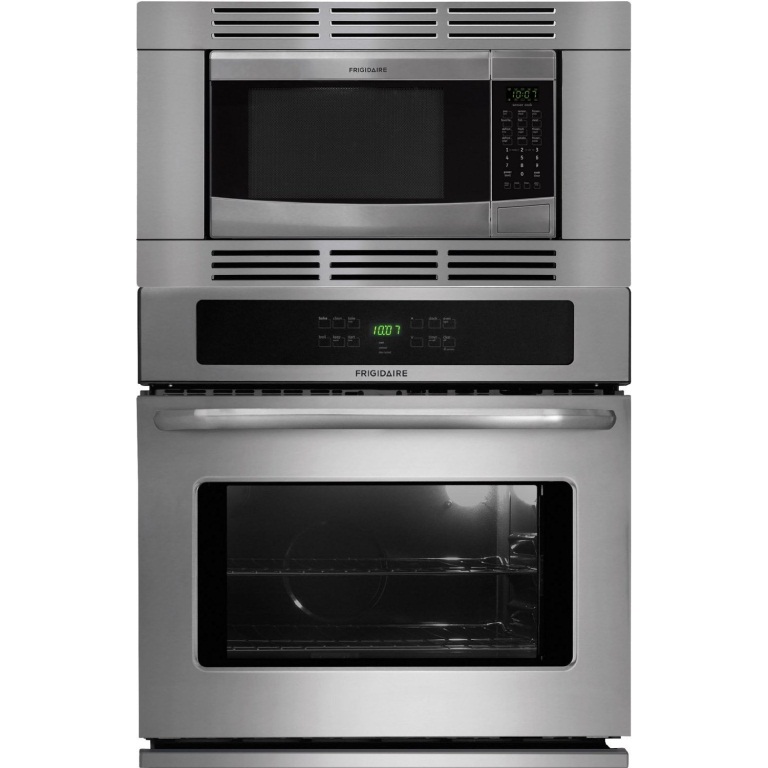 Combination Microwave Wall Ovens Frigidaire 27 Inch Stainless Frigidaire 27 Inch Stainless Steel 3 Piece Wall Oven Microwave Combo Ffew2725ls Ffmo1611ls Ffmotk27ls